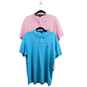 US Polo Men's original Pk Cotton Fabric Shirt – 100% Original | Bulk Lot Available