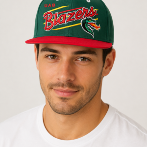 UAB Blazers Snapback Cap – Green/Red Adjustable Fit