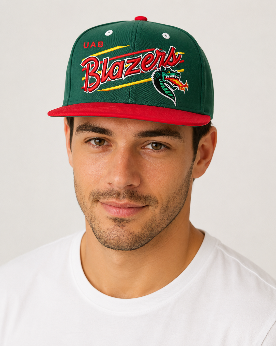UAB Blazers Snapback Cap – Green/Red Adjustable Fit