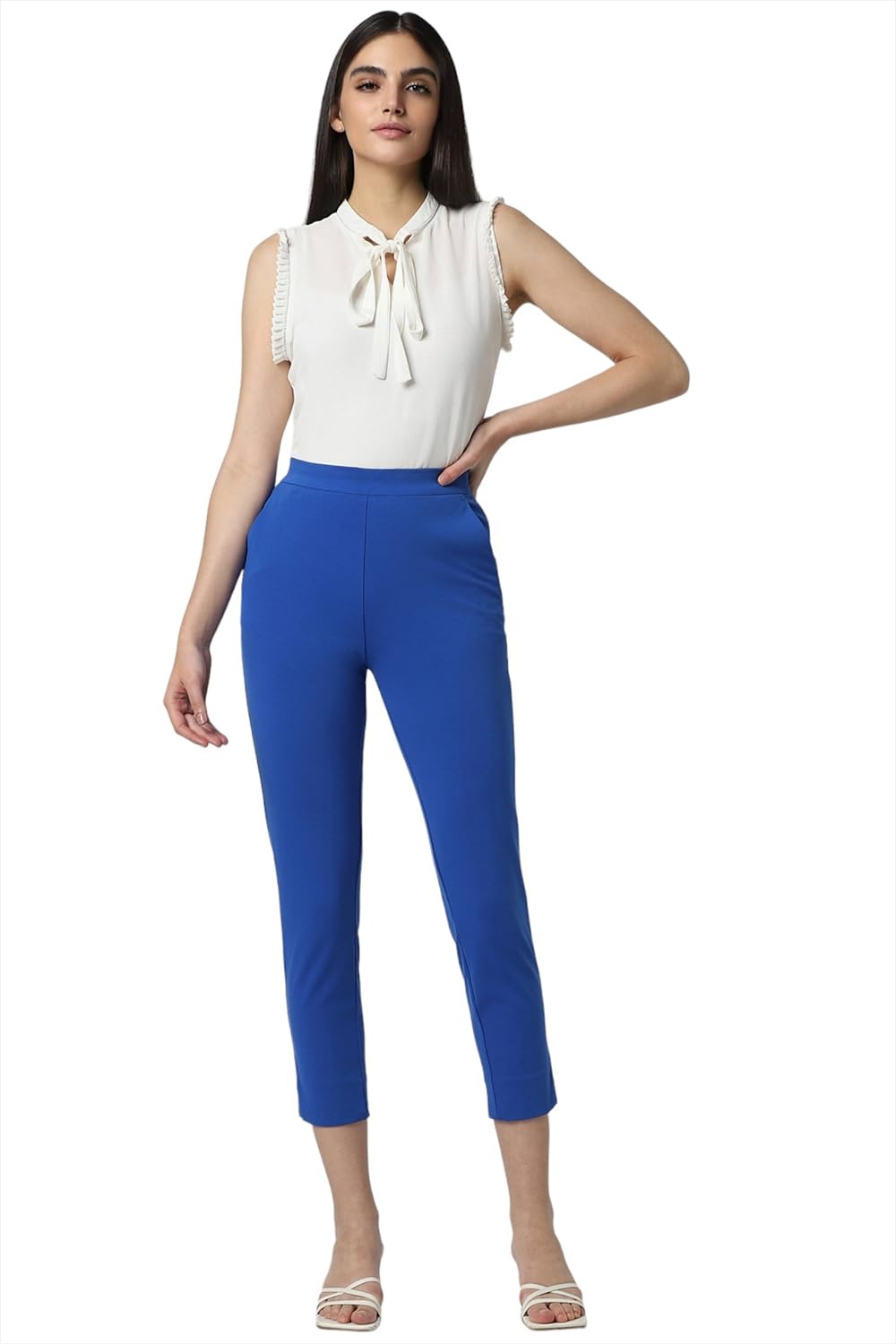 Van Heusen Women’s Casual Pants – Slim Ankle-Length Trousers